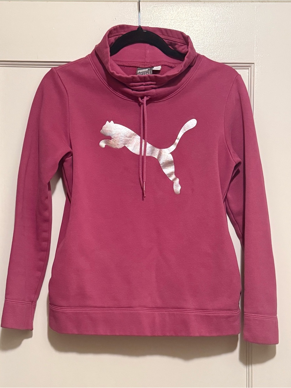 Puma Pink Pullover Hoodie size S